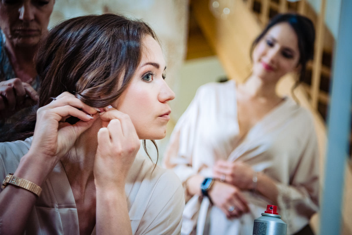 Hochzeit im Schloss Romrod Brautvorbereitungen
