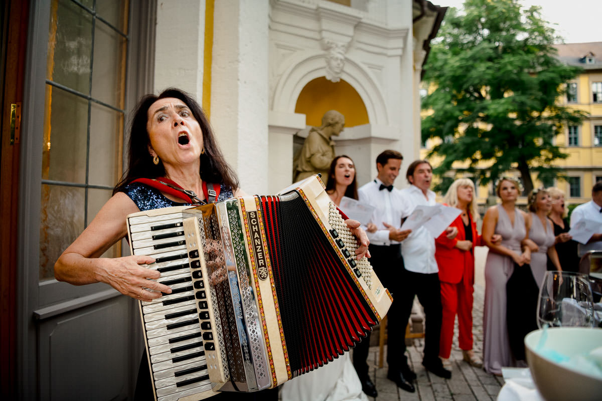 Hochzeitsfeier Gartenpavillion Juliusspital Würzburg