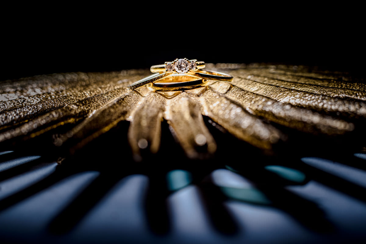 Hochzeitsfeier Gartenpavillion Juliusspital Würzburg Detail Ringe