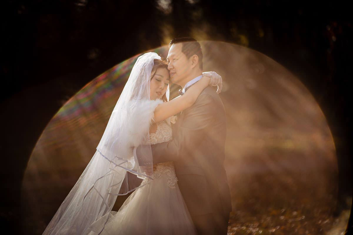 WInterhochzeit - ein Brautpaar im Winter