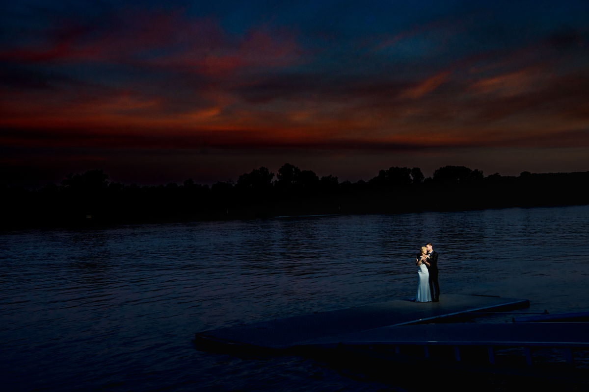 Burg Crass Hochzeitsfotos bei Nacht