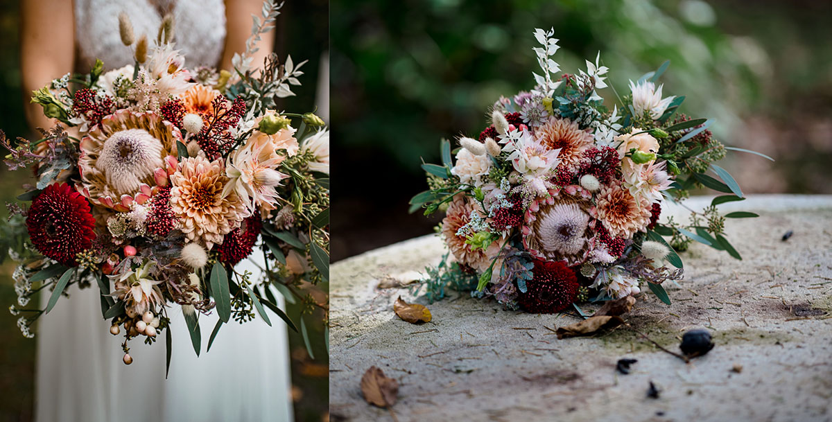 Blumenstrauß Hochzeit Villa Hammerschmiede