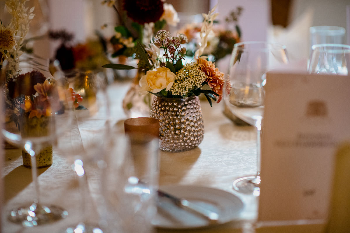 Tischdecke Villa Hammerschmiede Hochzeit
