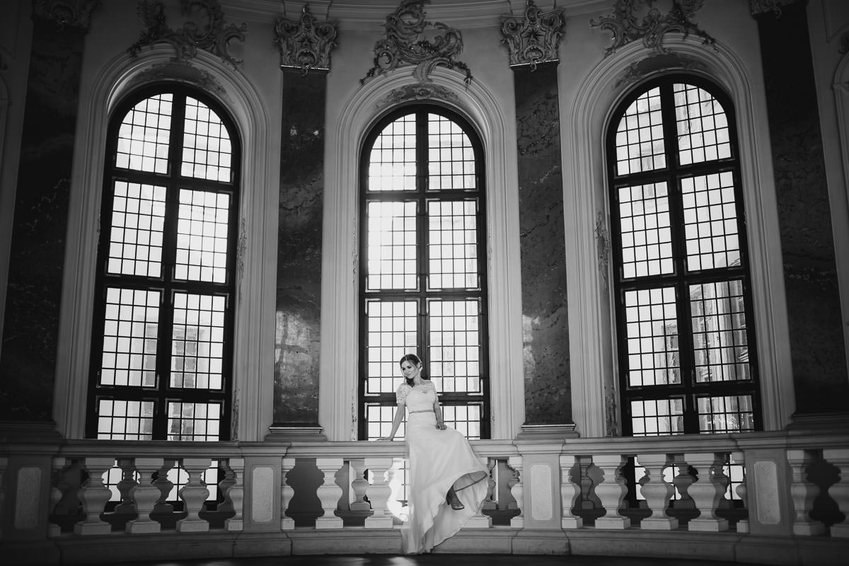 Brautfotos Schloss Bruchsal