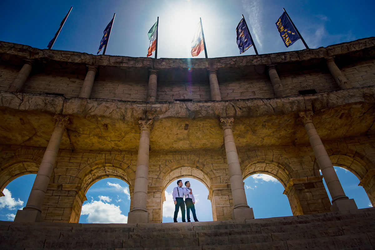 Gleichgeschlechtliche Hochzeit im Europapark