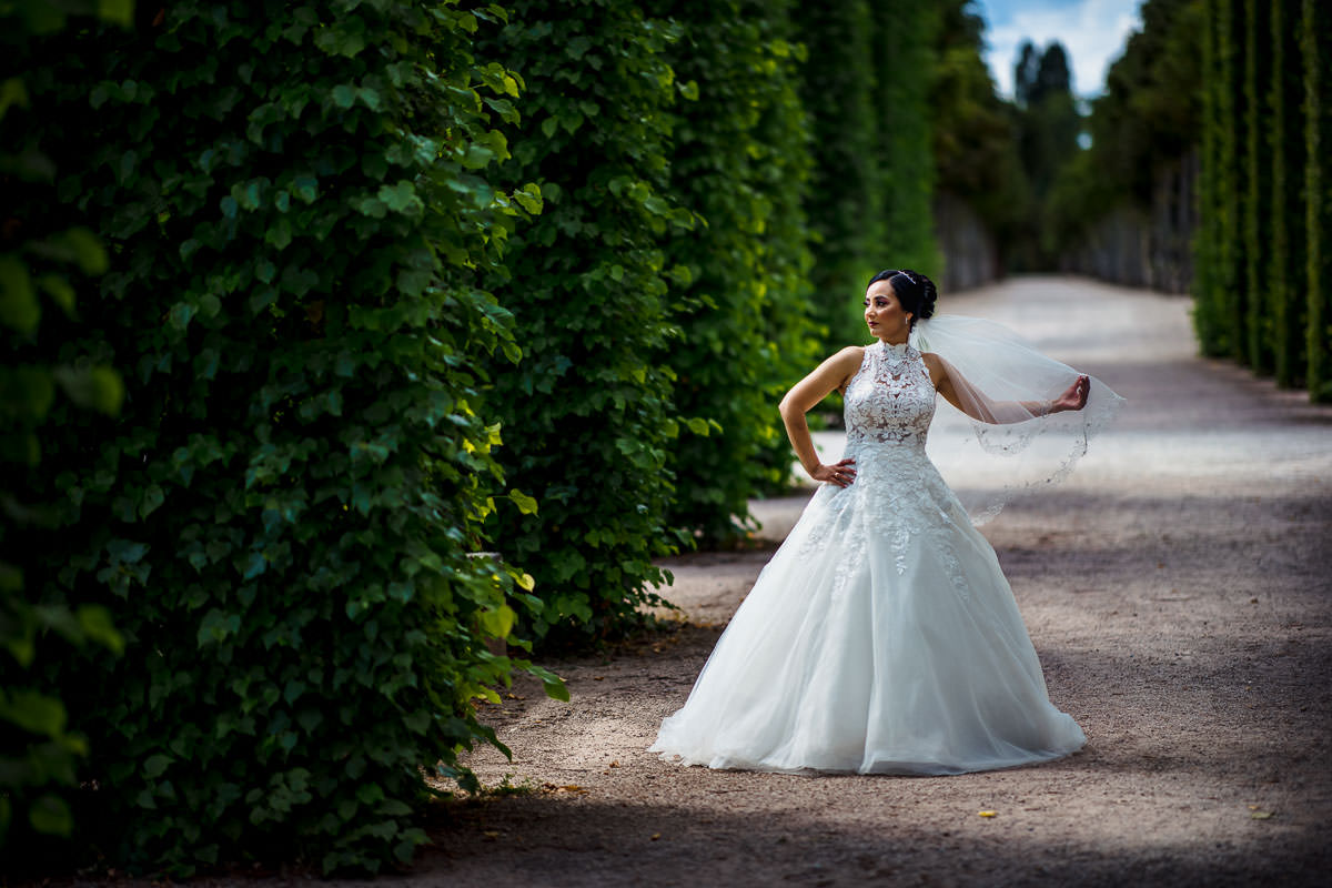 Hochzeitsfotos Schlossgarten Schwetzingen