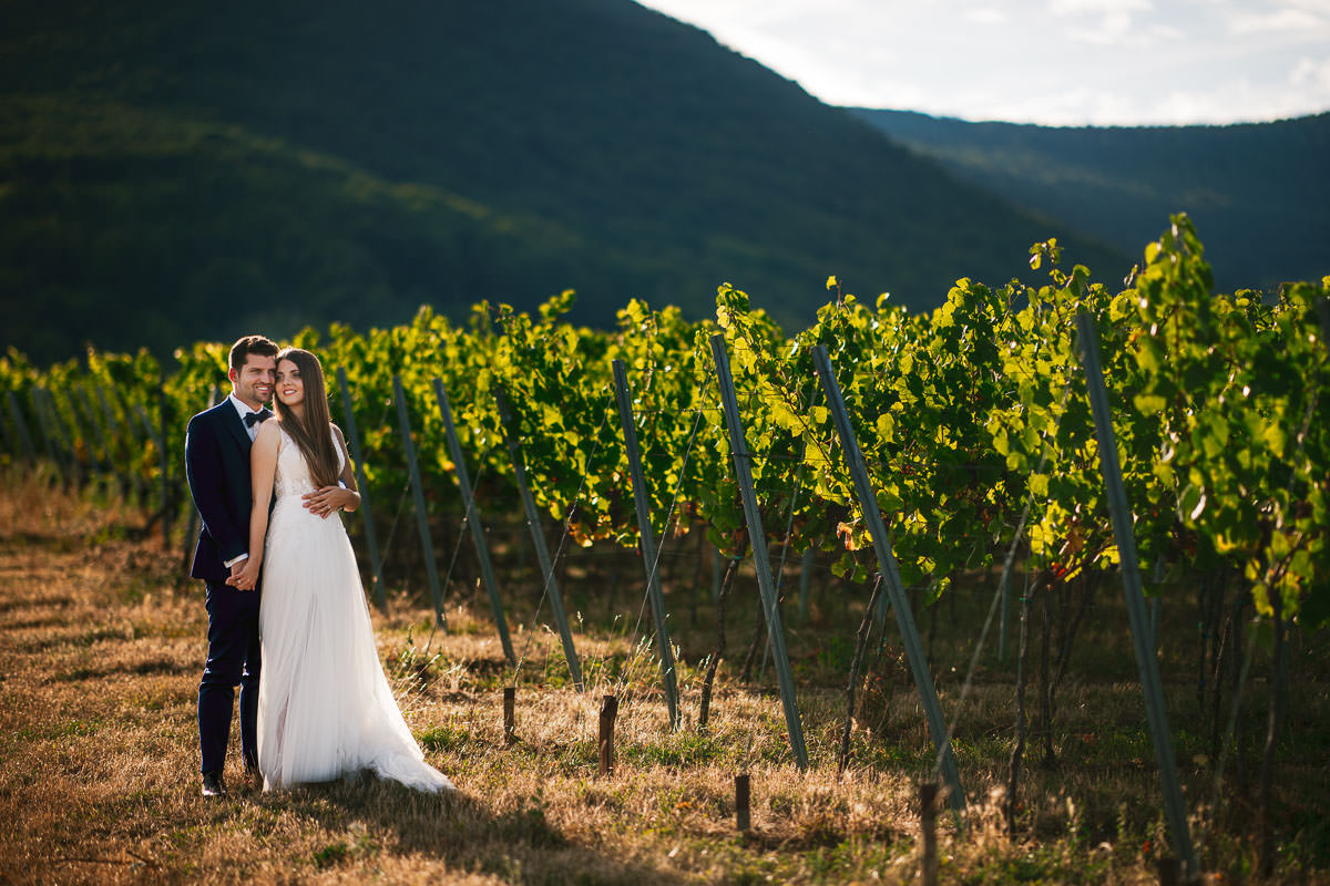 Hochzeitsfotos in den Weinbergen in Neustadt an der Weinstrasse