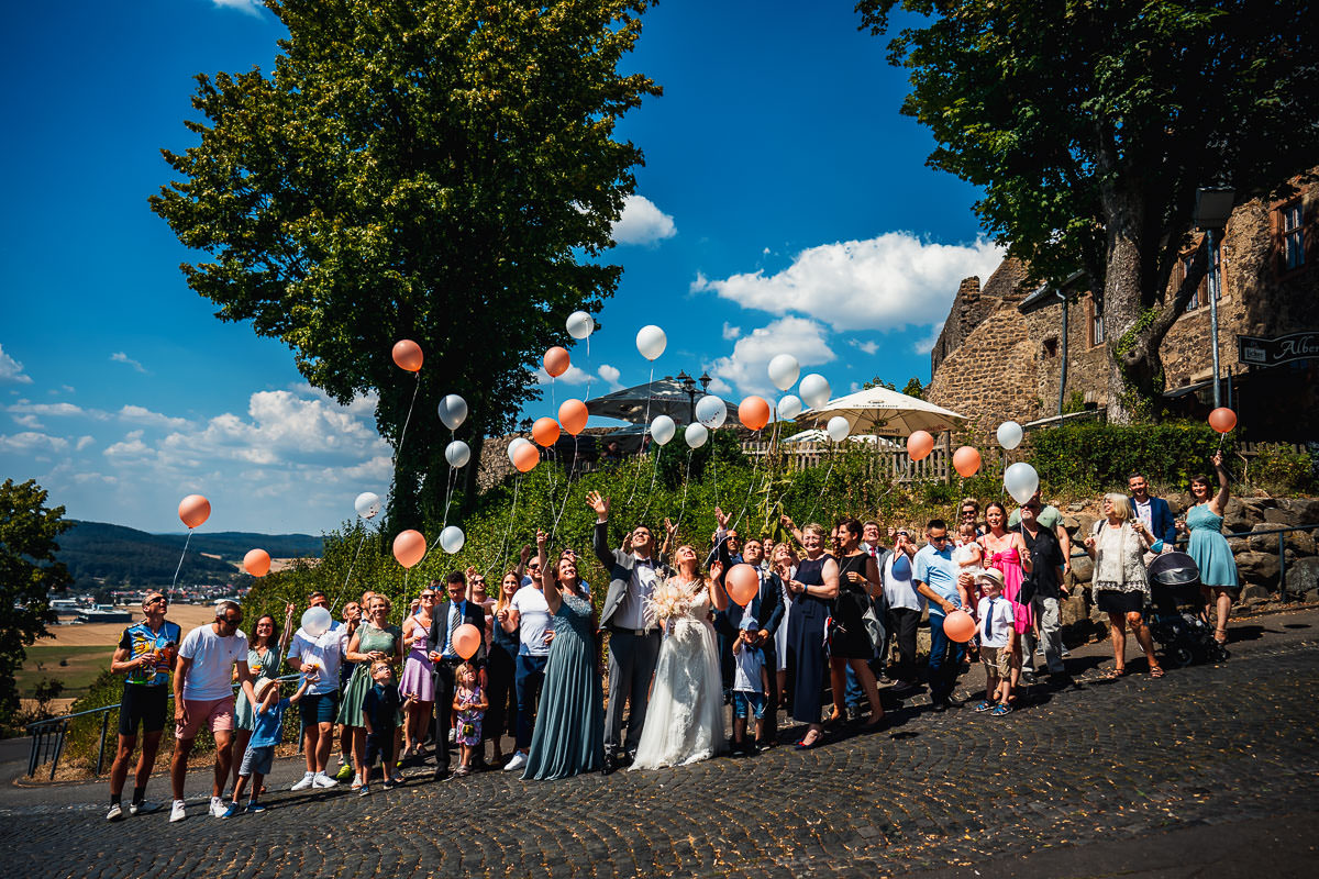 Hochzeit Burg Gleiberg im Albertusgarten