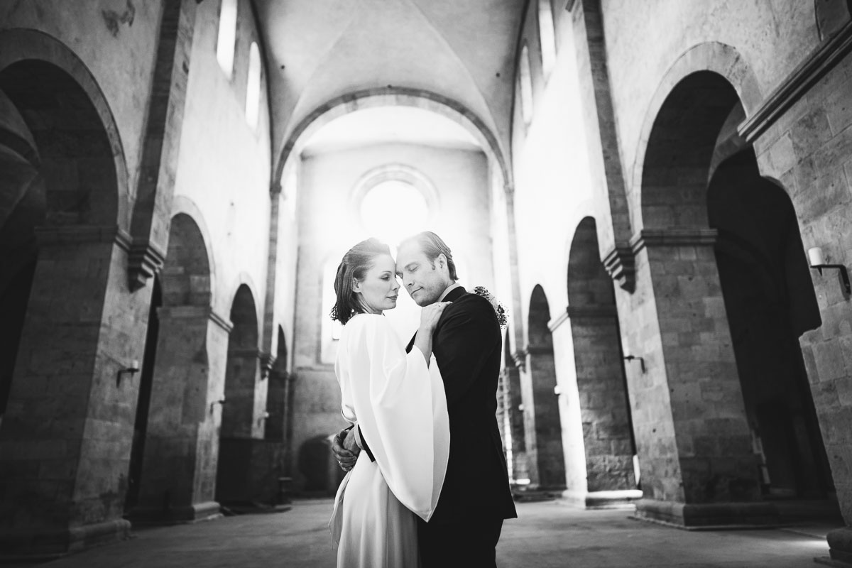 Hochzeitsfotos Kloster Eberbach Basilika