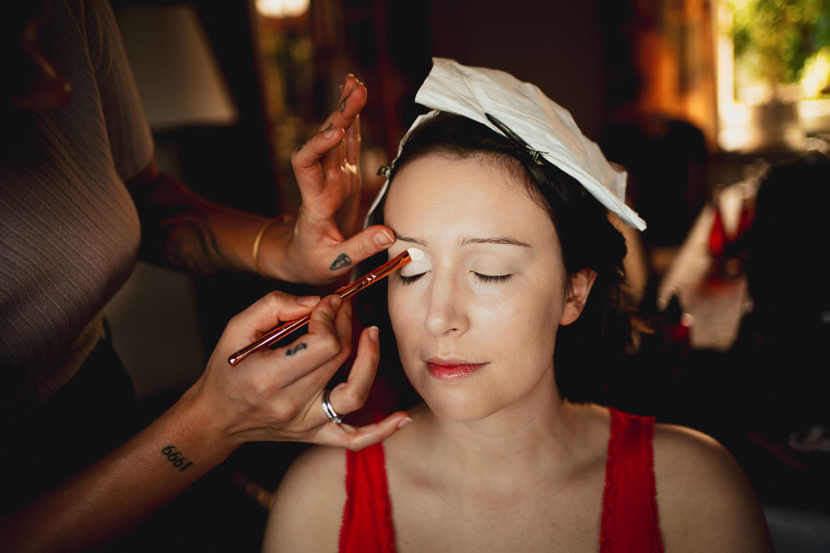 Hochzeitsreportage in Weinheim, getting ready der Braut