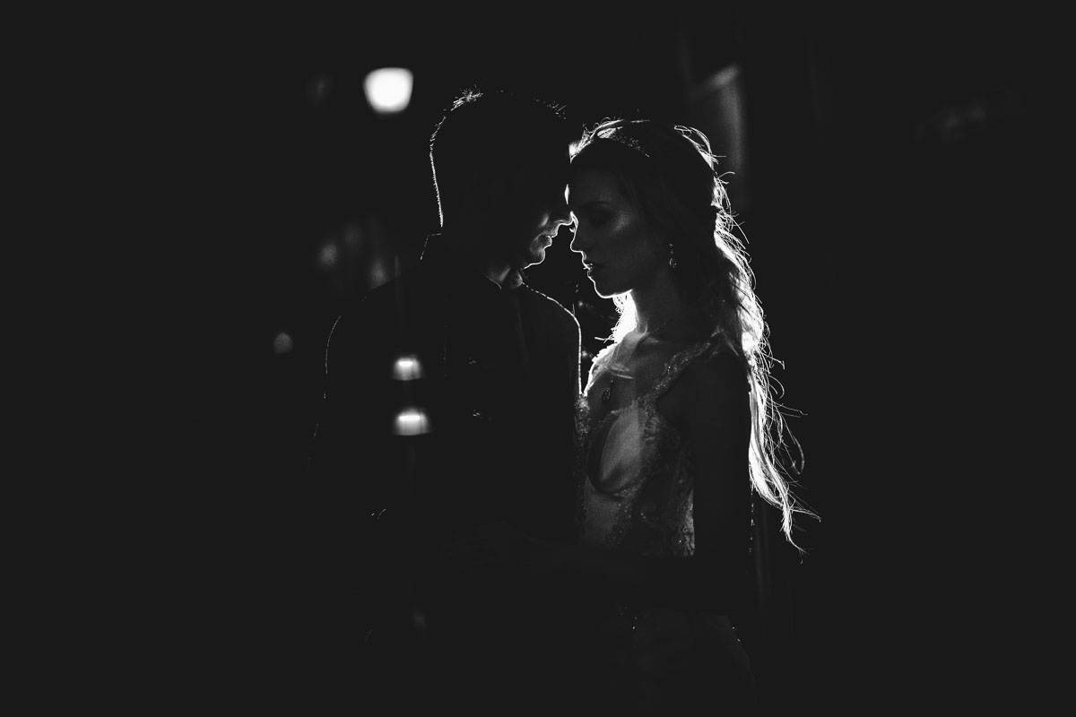 Hochzeit Schloss Liebenstein Brautpaarshooting bei Nacht