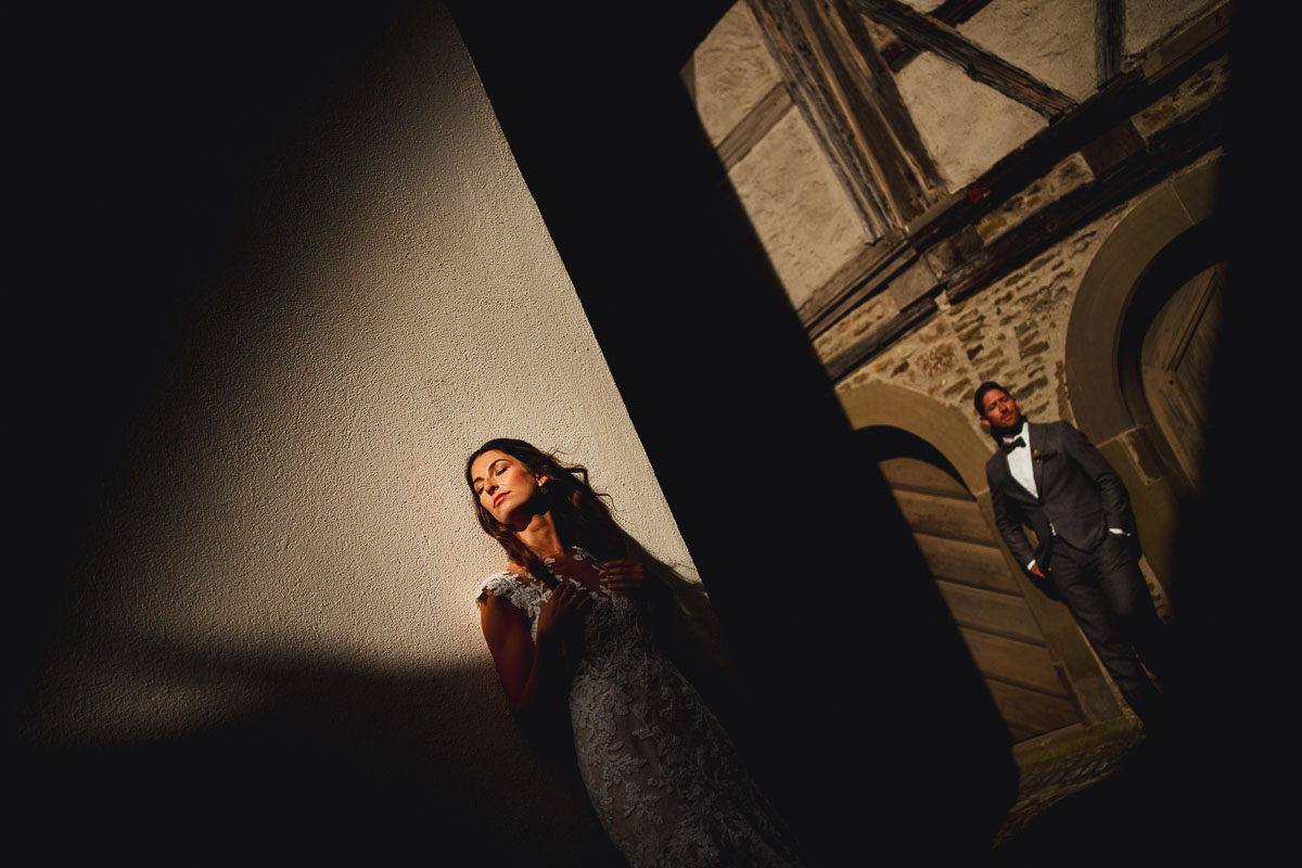 Hochzeitsfotos zu Hause