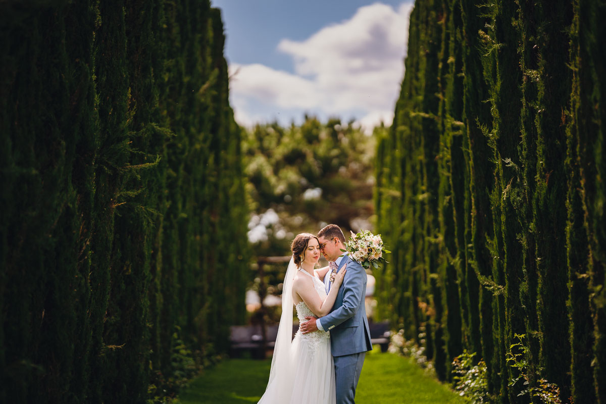 Hochzeitsfotos Brautpaar Weingut Mussler