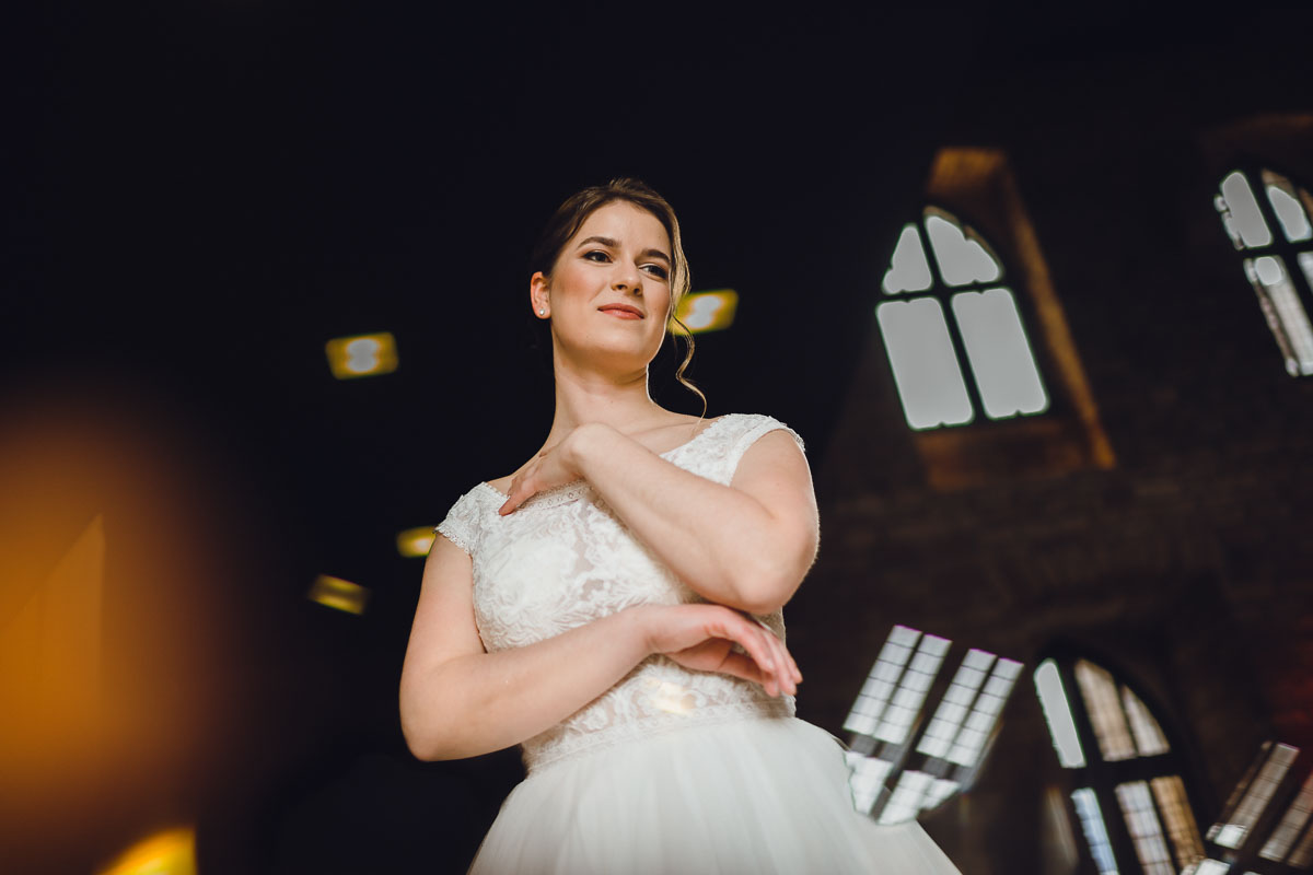 Hochzeit auf Probe Brautshooting