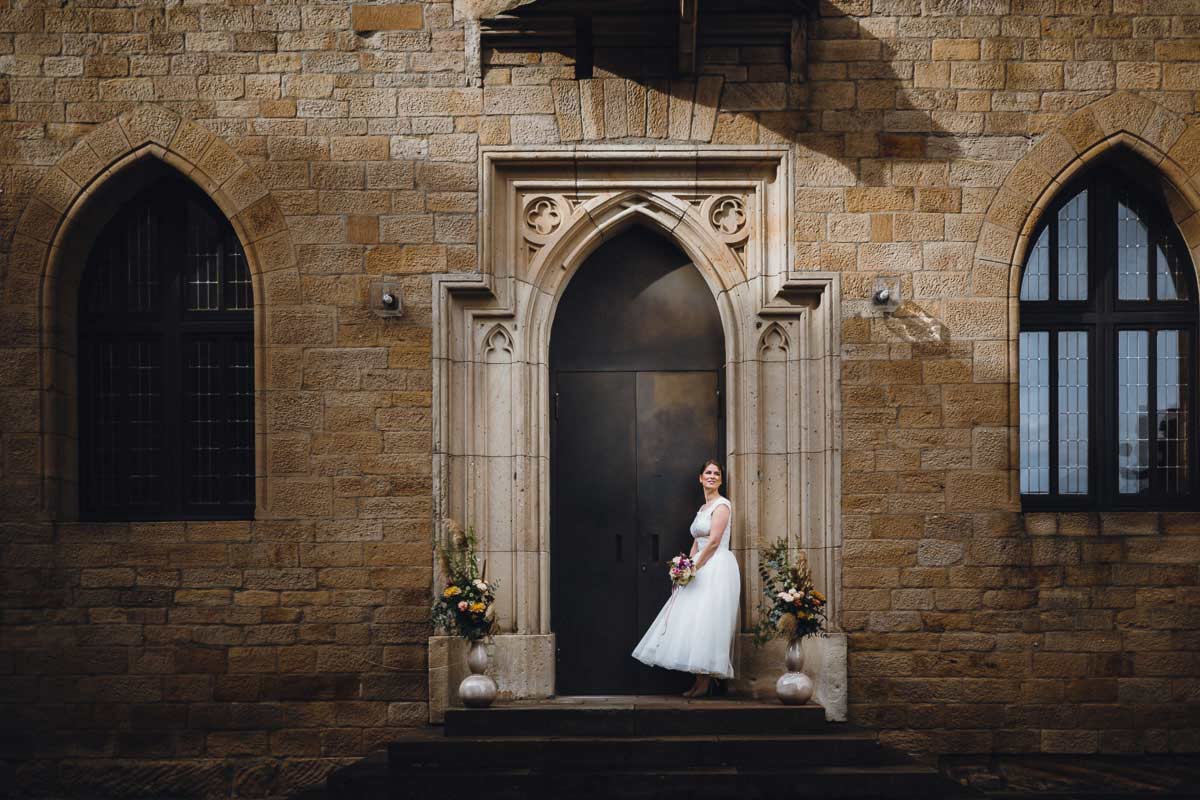 Hochzeit auf Probe Brautporträts