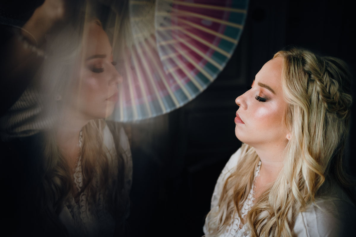 Brautstyling in der Villa Raab