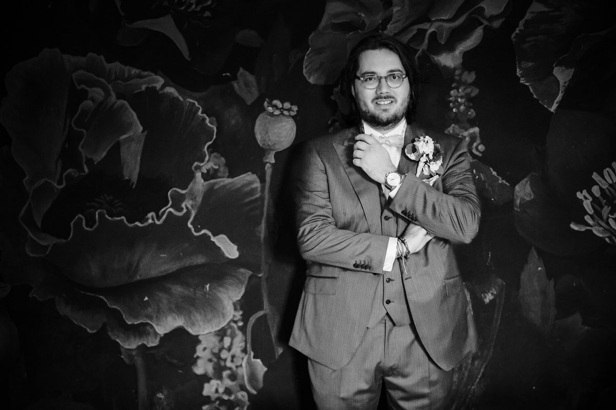 Porträt Bräutigam Villa Raab