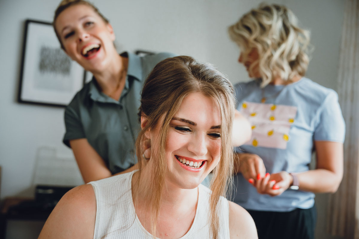 Brautstyling im Netts Landhaus