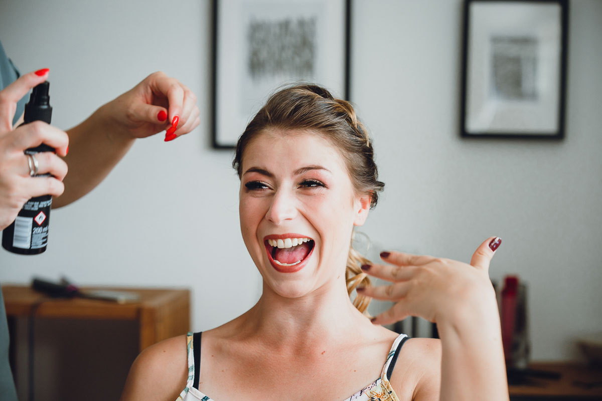 Brautstyling im Netts Landhaus