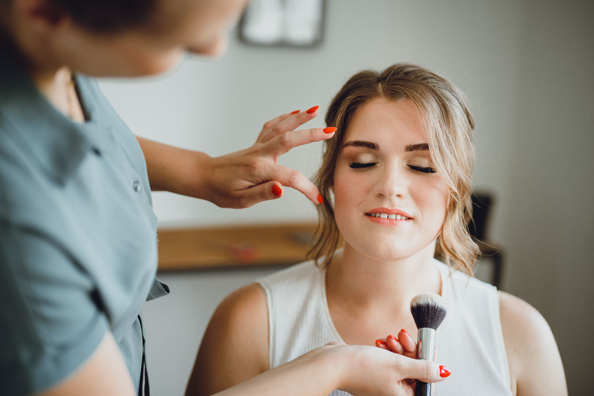 Brautstyling im Netts Landhaus