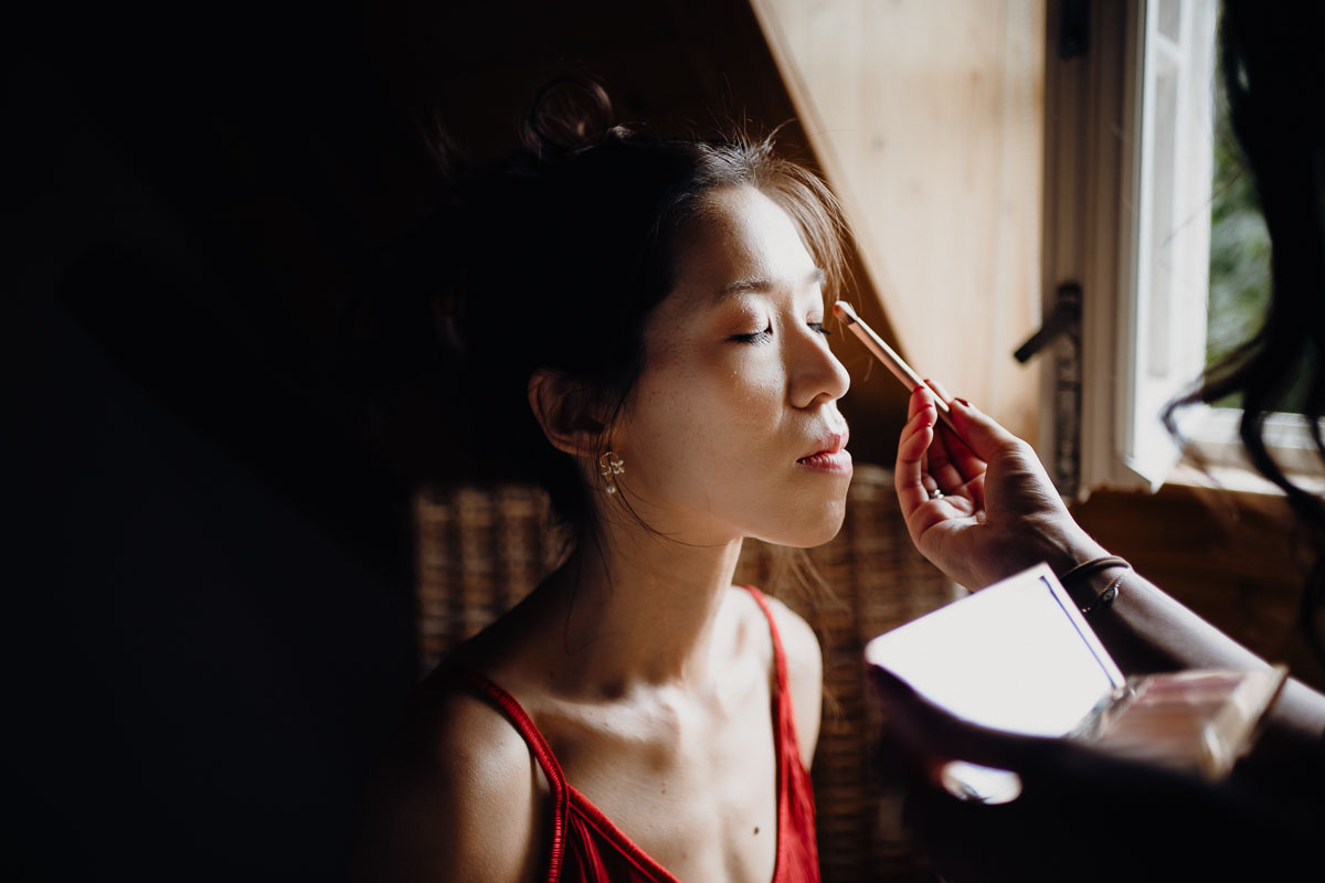 Styling der Braut Grenzhof Heidelberg