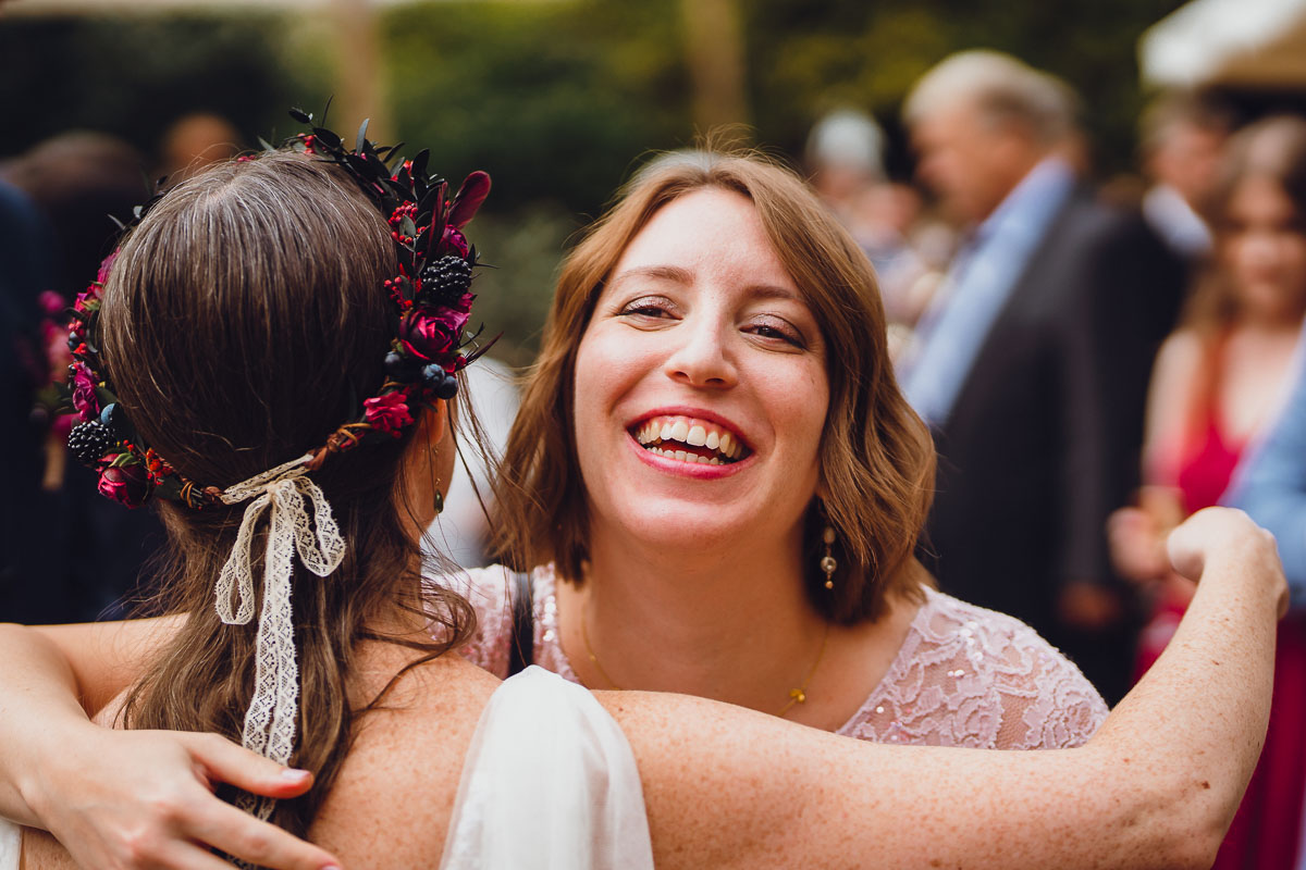Sektempfang im Hof Herzberg bei einer Hochzeit