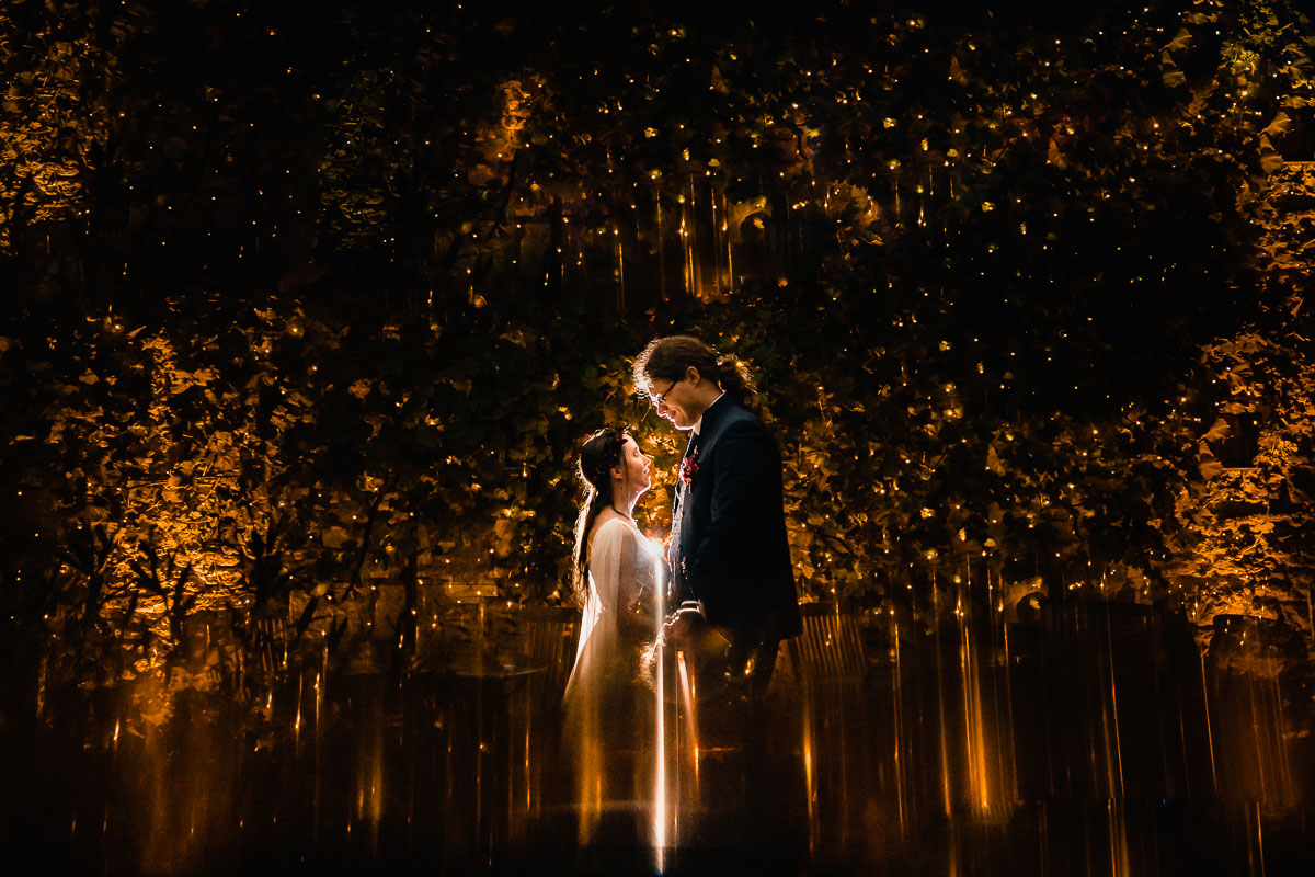 Hochzeitsbilder bei Nacht im Hof Herzberg 