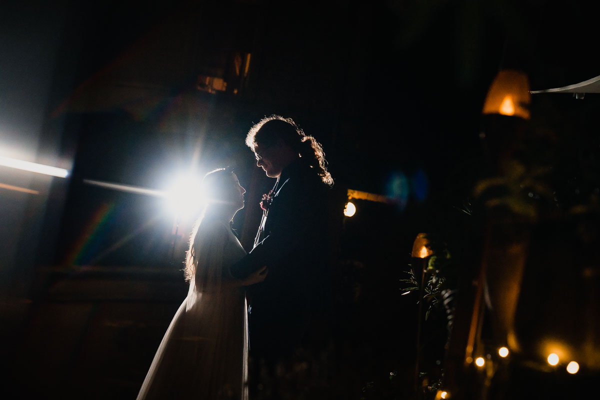 Hochzeitsbilder bei Nacht im Hof Herzberg 