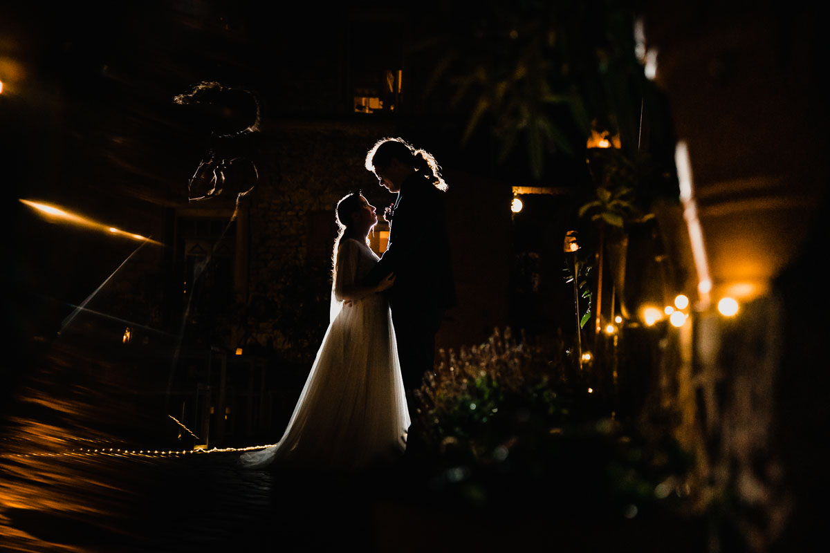 Hochzeitsfotos bei Nacht im Hof Herzberg 