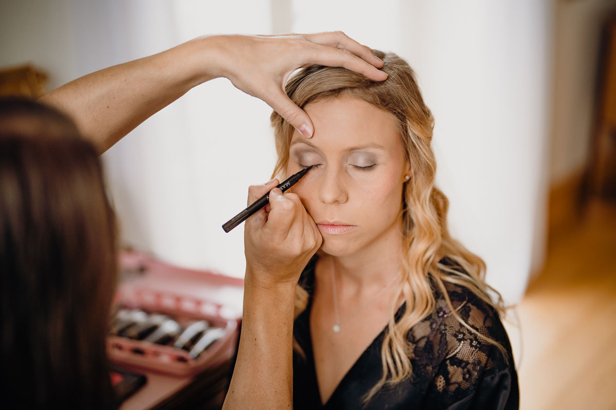 Brautstyling Schloss Neuhaus