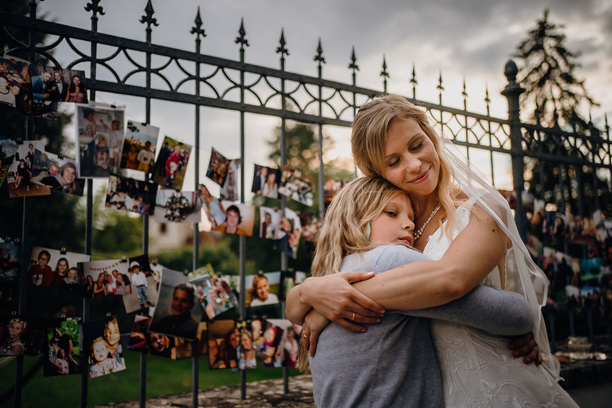 Hochzeit im Schloss Neuhaus, emotionaler Moment