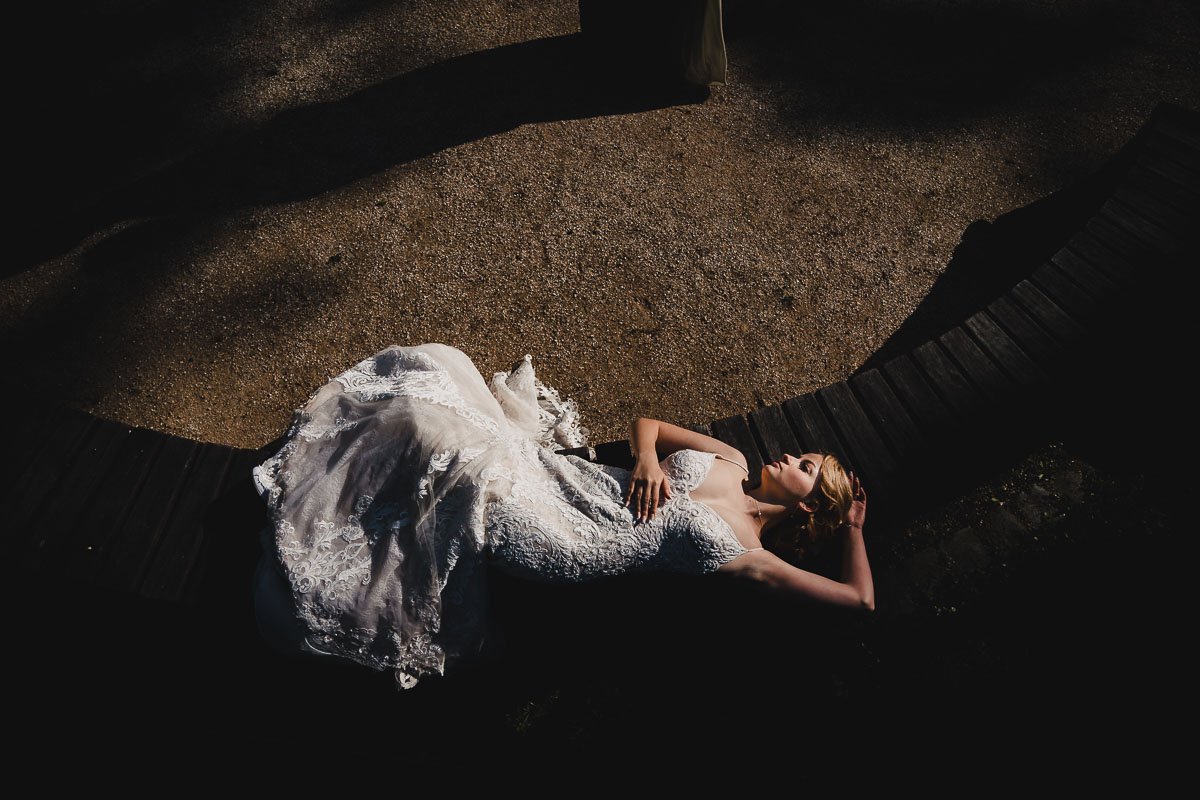 Hochzeitsbild Braut Schloss Romrod