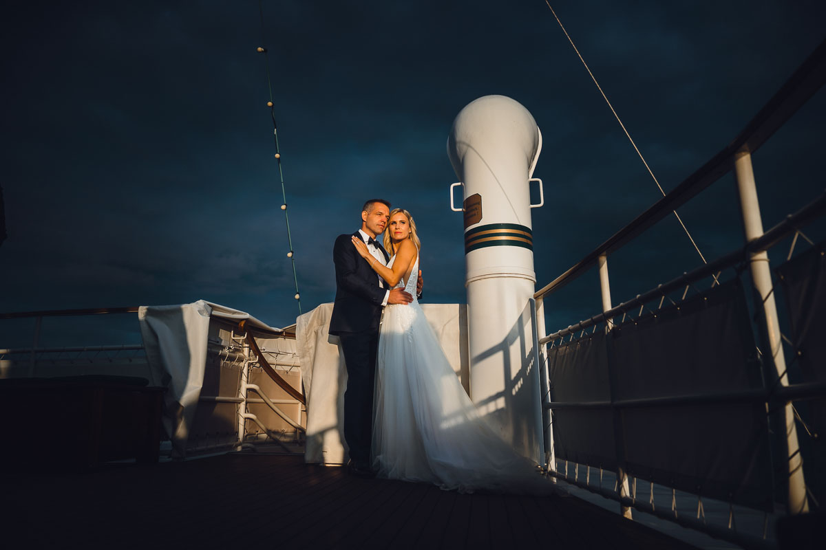 Bootsfahrt auf dem Bodensee bei einer Hochzeit in der Villa Raczynski