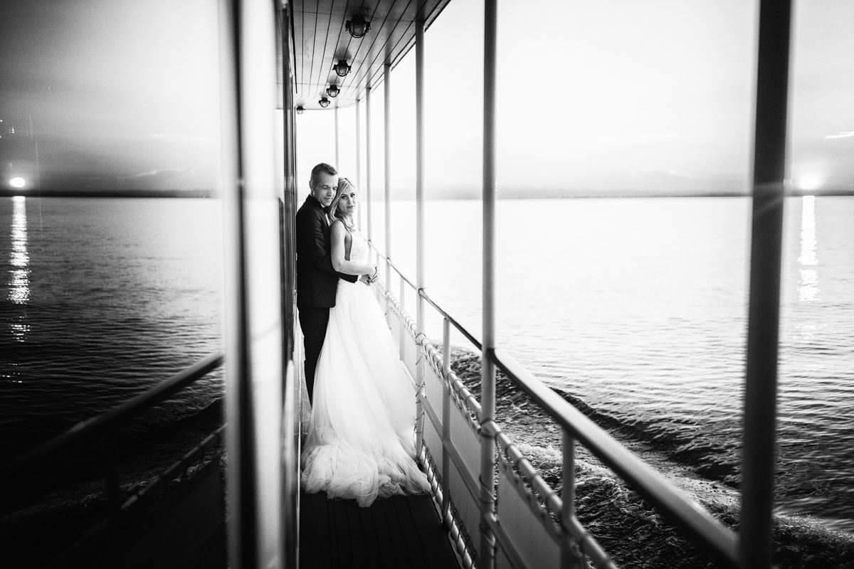 Hochzeitsbilder auf dem Bodensee bei einer Hochzeit in der Villa Raczynski