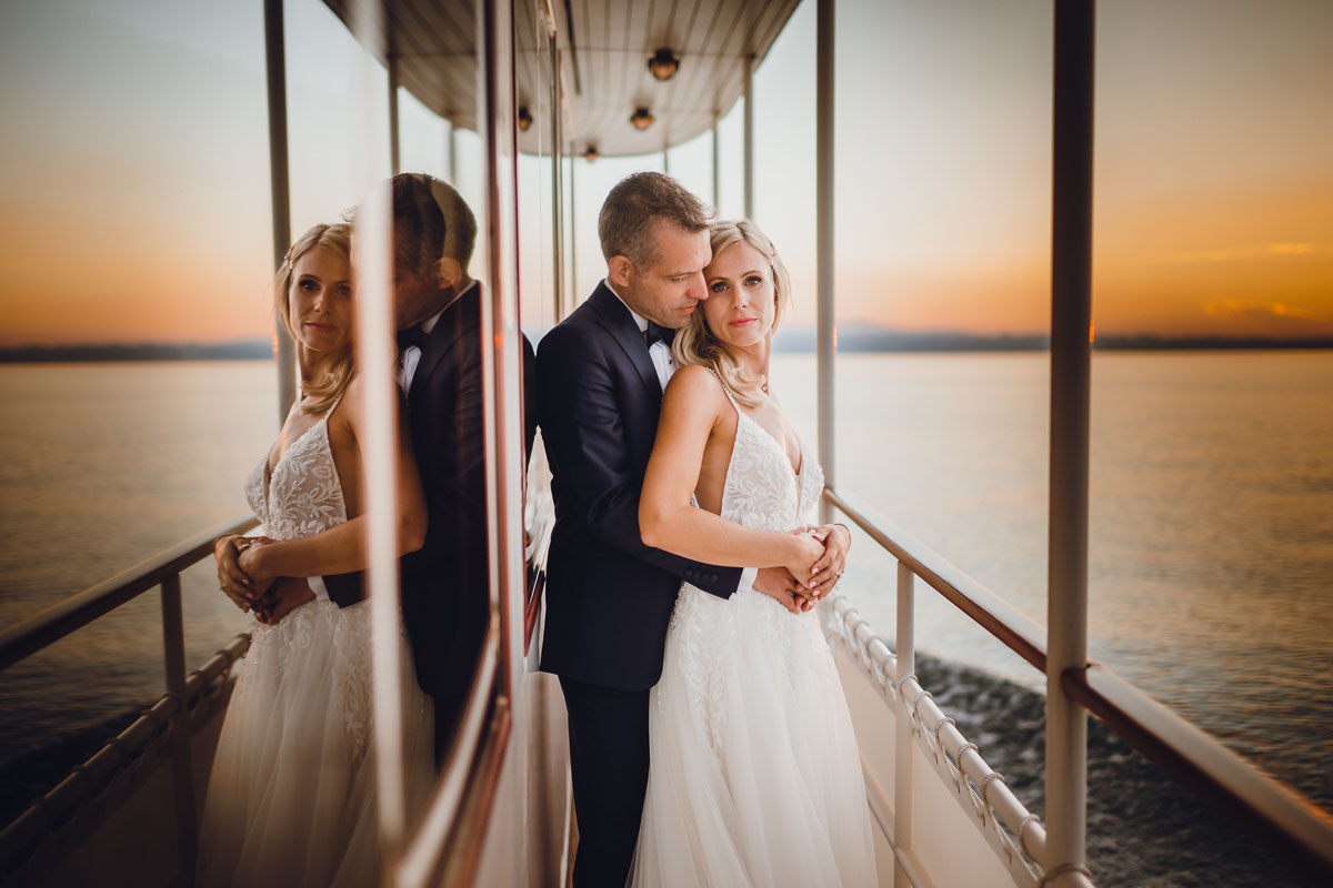 Bootsfahrt auf dem Bödensee bei einer Hochzeit 