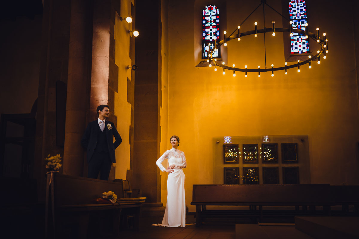Hochzeitsbilder in der Kirche Sankt Peter in Gelnhausen