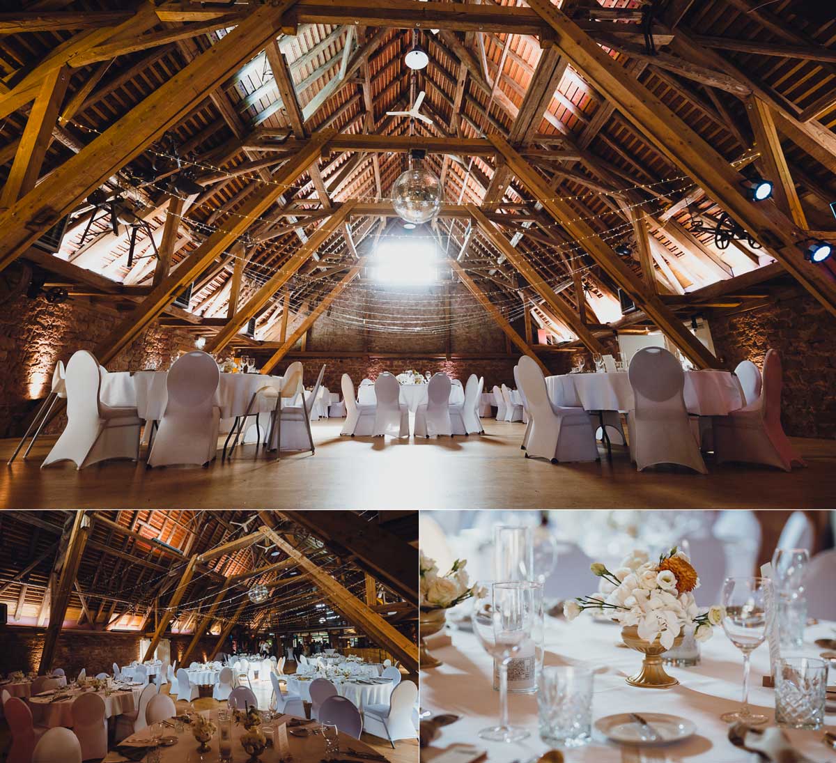 Hochzeitslocation Gut Hühnerhof, die Tenne