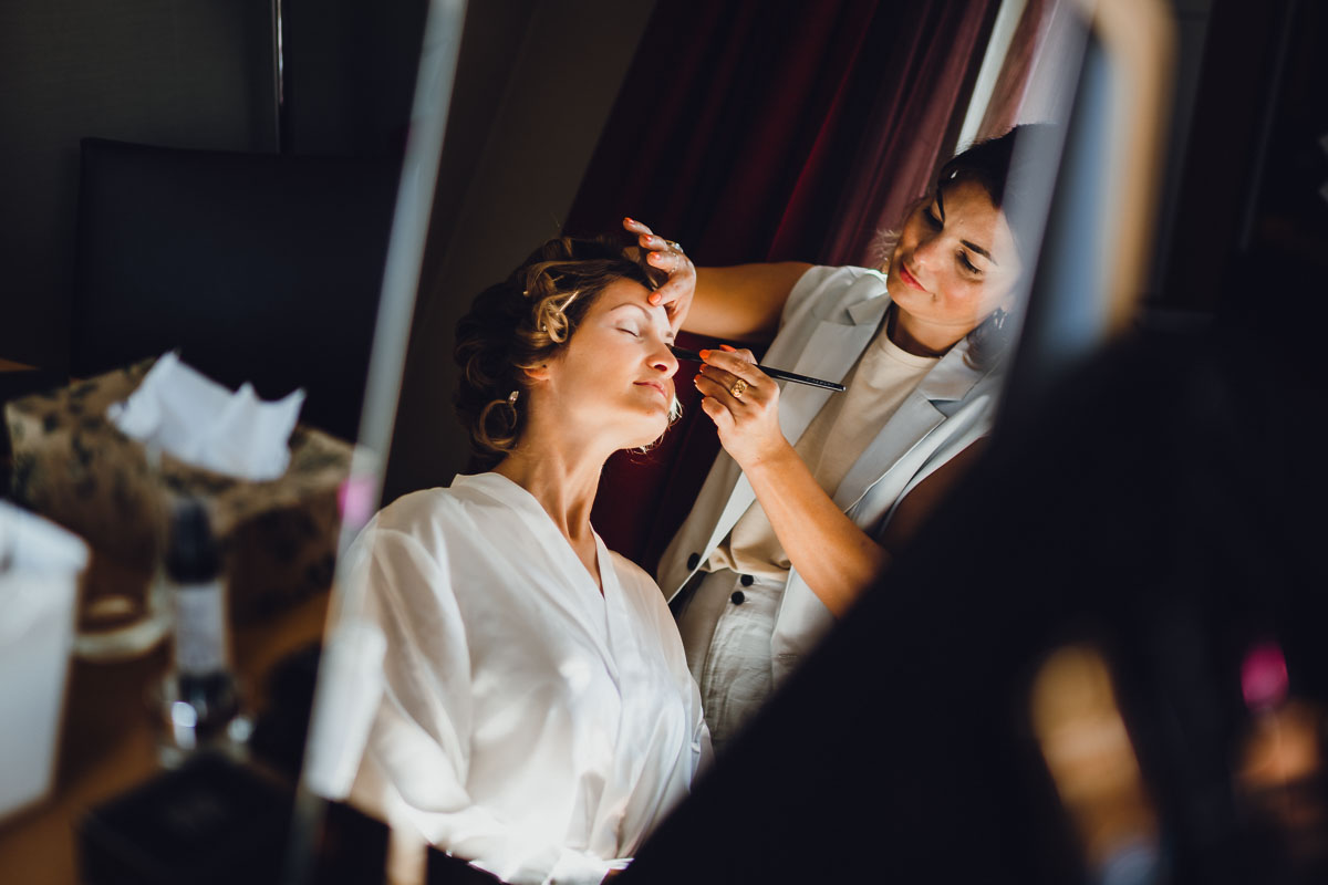 Brautstyling im Hotel Kaisergarten in Deidesheim