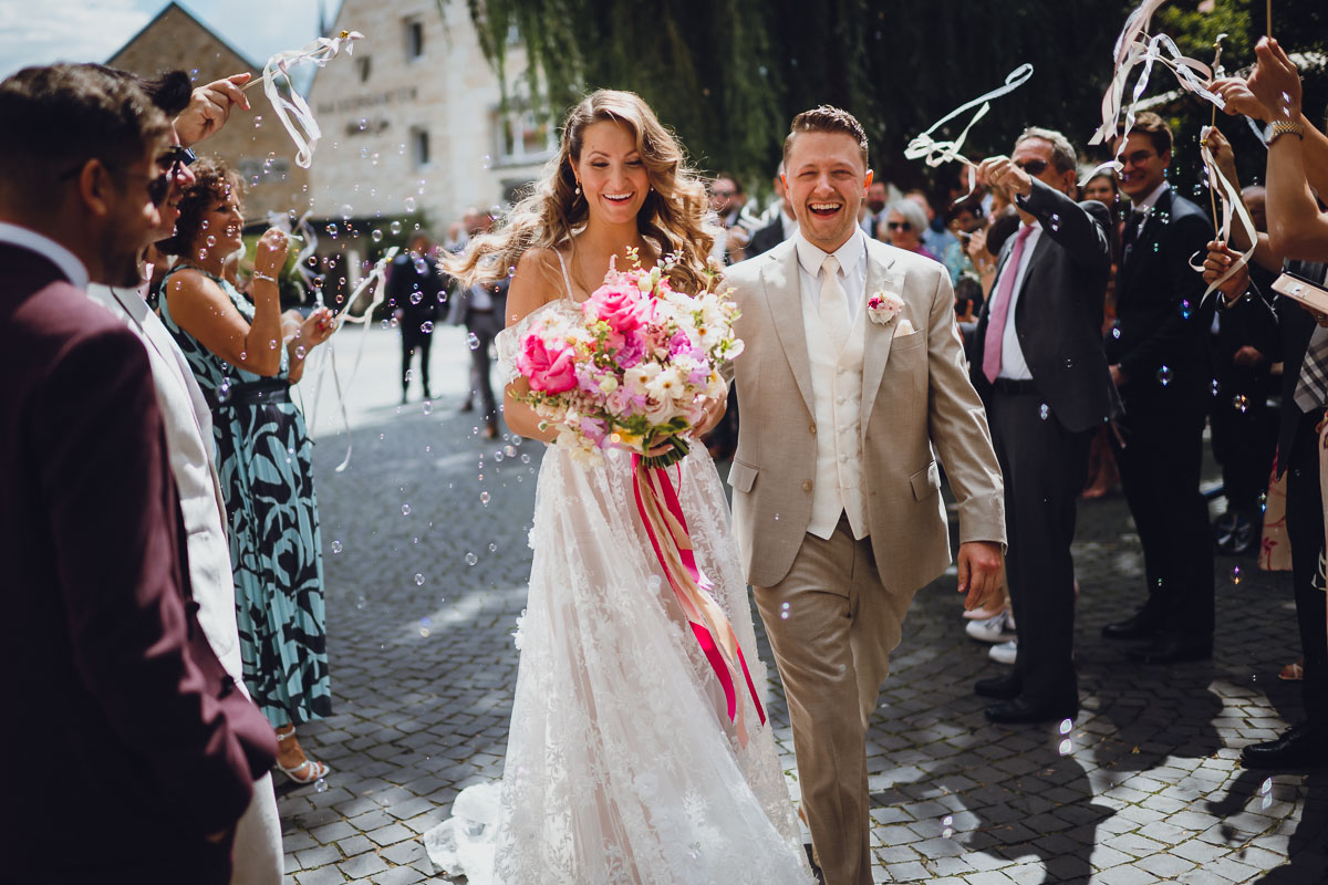 Hochzeit im Weingut von Winning