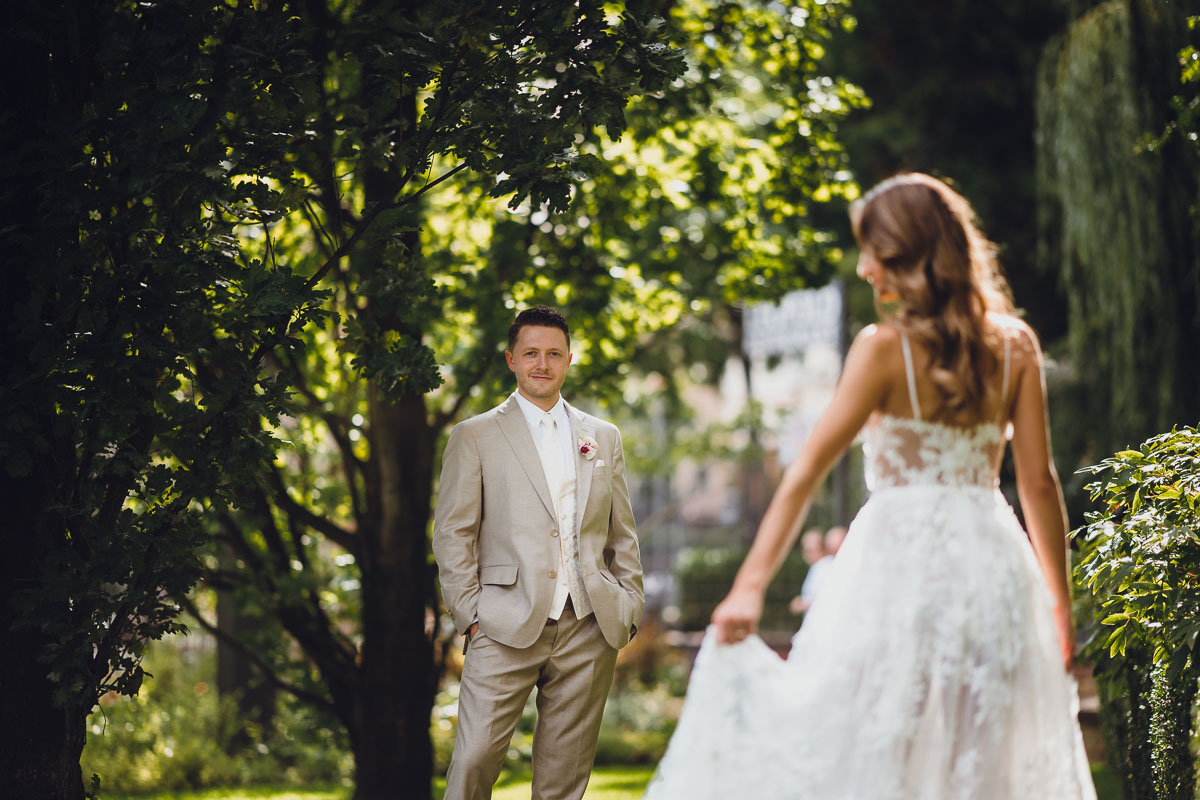 Hochzeitsfotos im Weingut von Winning