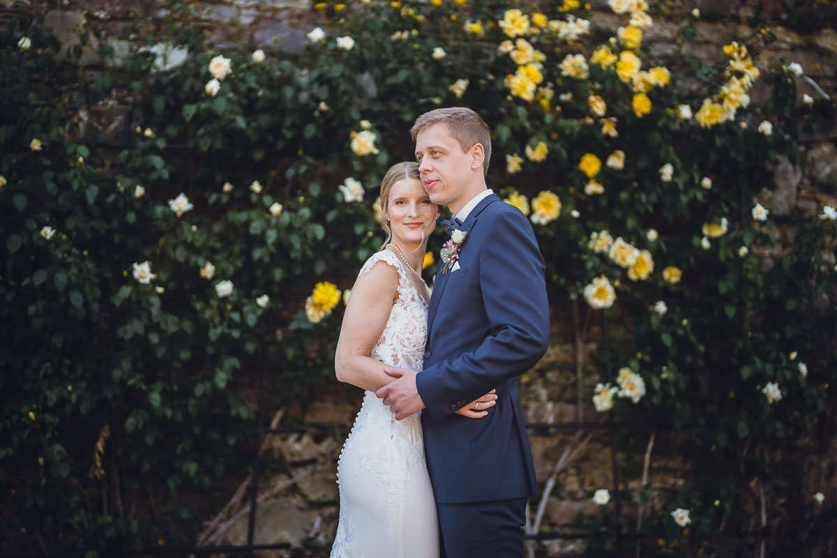 Hochzeitsfoto auf Burg Reichenstein