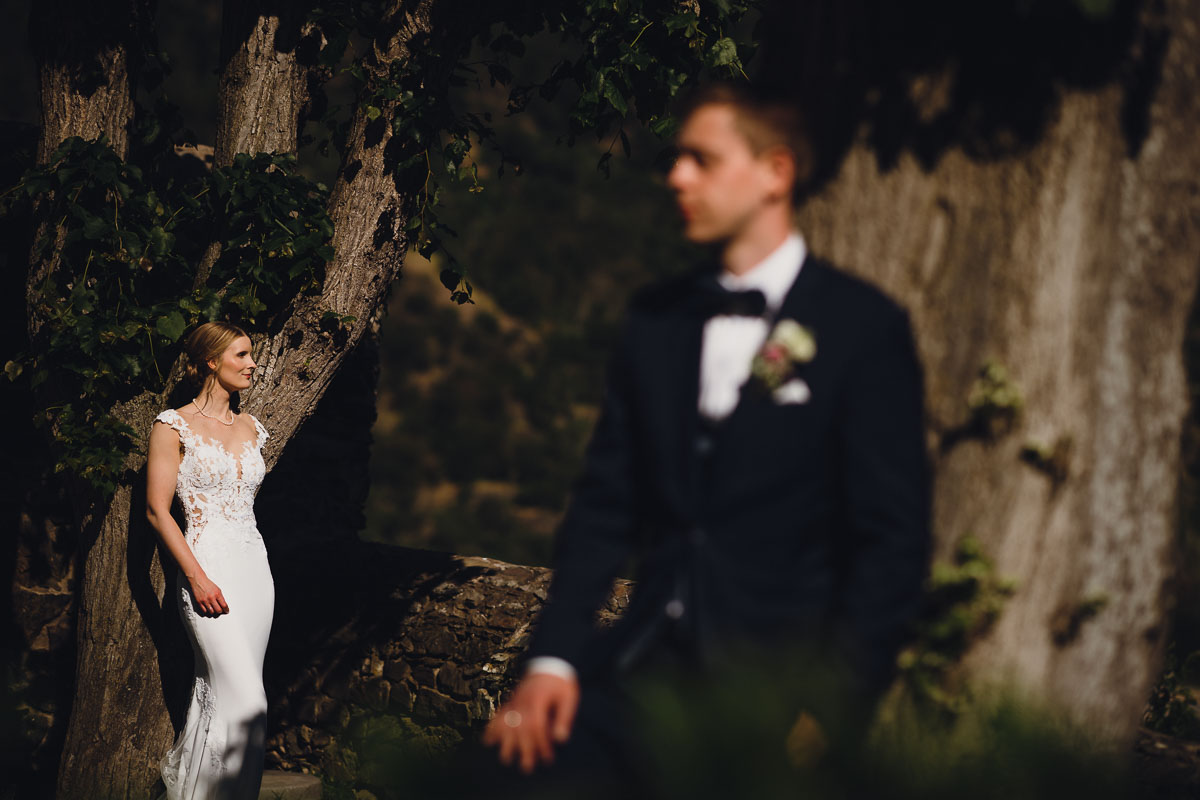 Hochzeitsfoto Burg Reichenstein