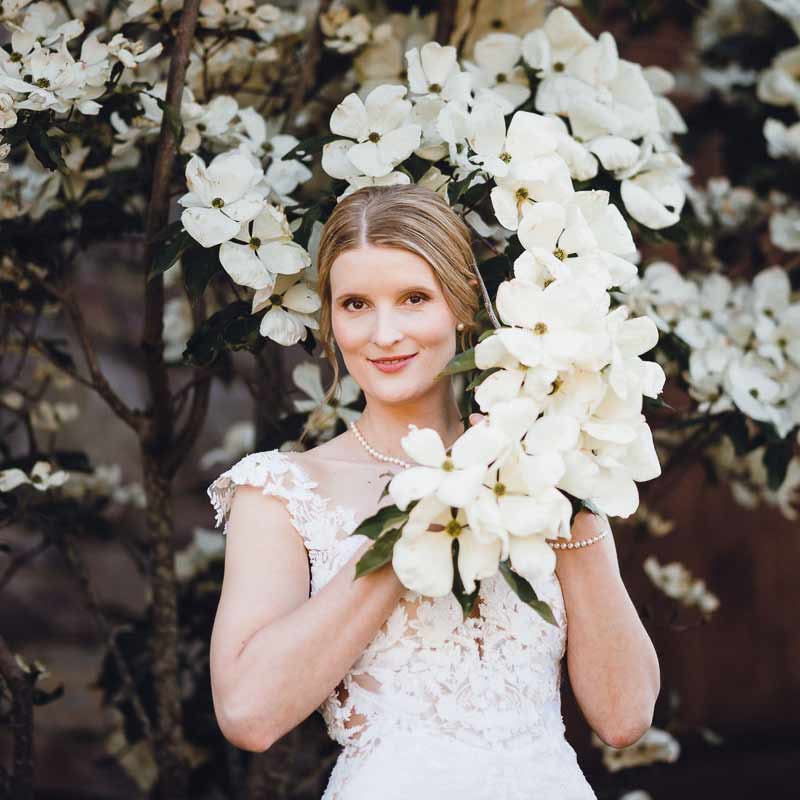 professionelles Hochzeitsfoto einer Braut