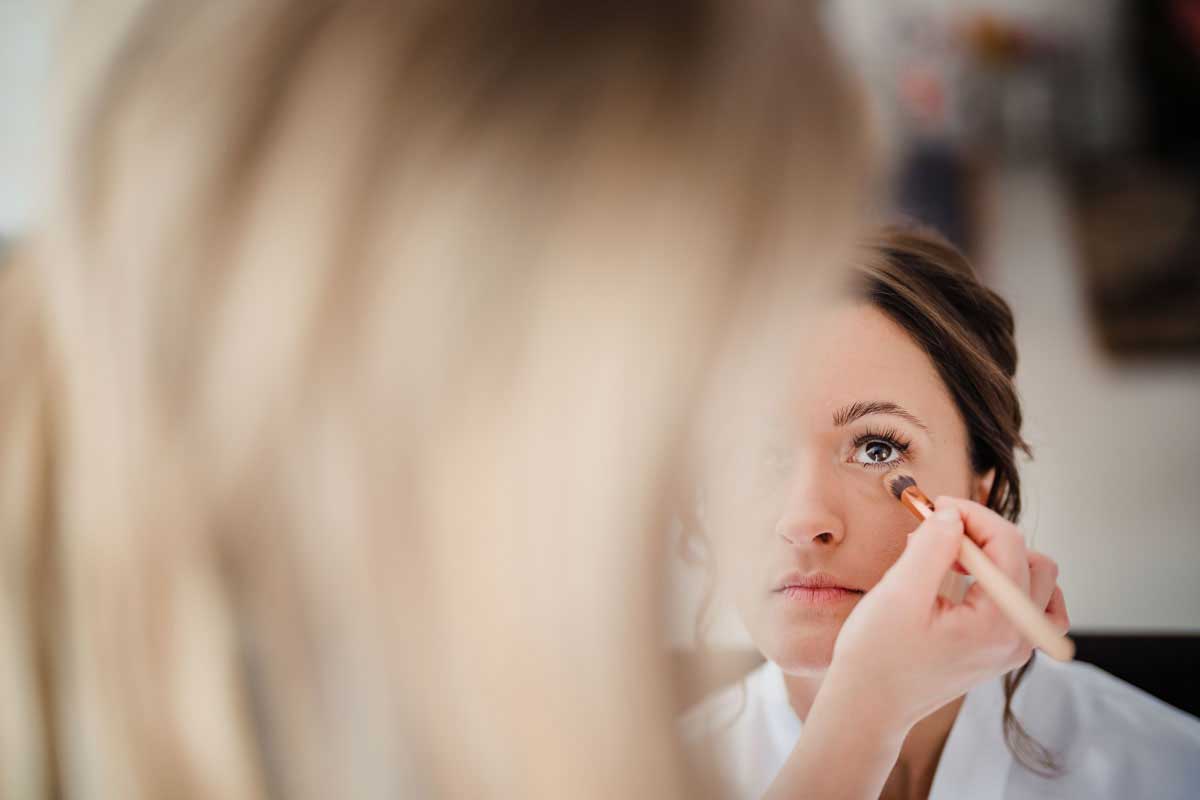getting ready Braut für eine Hochzeit Burg Wegberg