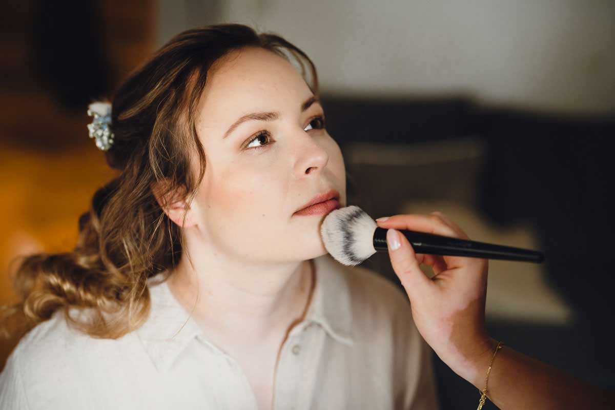 brautstyling für eine Hochzeit im Philipp Eins in Speyer 
