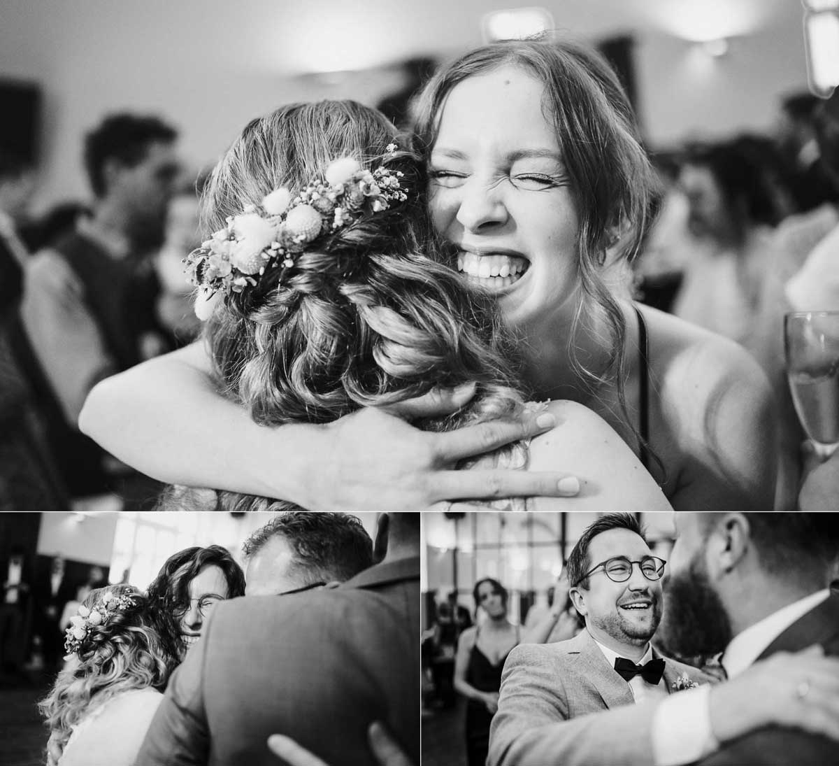 Gratulationen Gäste bei einer Hochzeit im Philipp Eins in Speyer