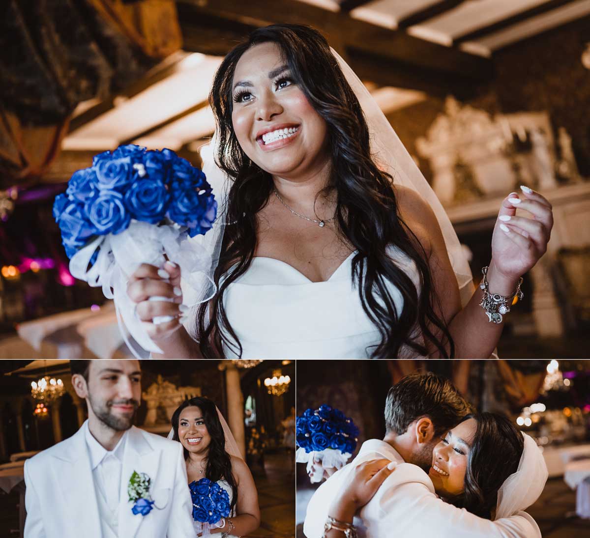 First Look Braut und Bräutigam bei einer Hochzeit im Schloss Oberndorf