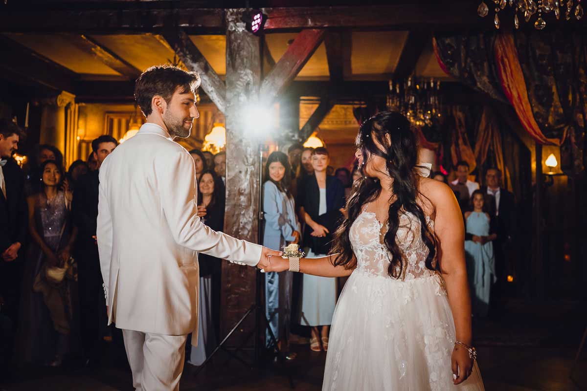 Hochzeitstanz bei einer Hochzeit im Schloss Oberndorf