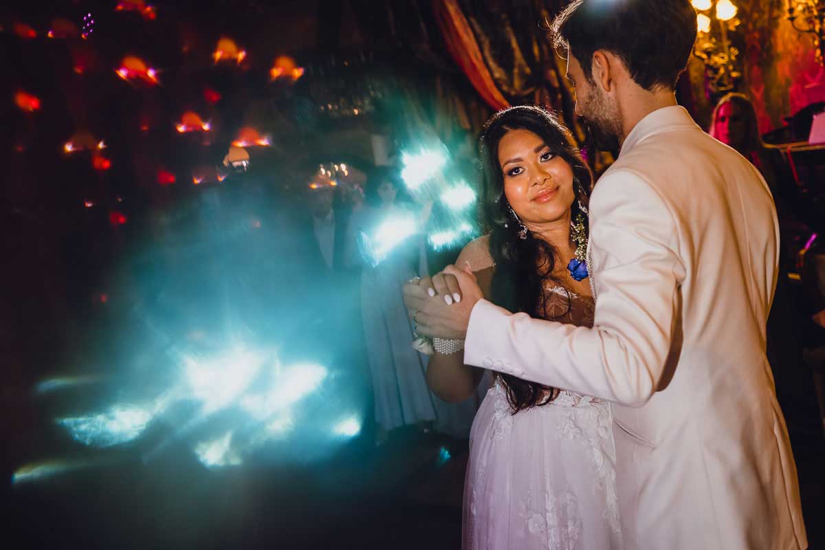 Hochzeitstanz bei einer Hochzeit im Schloss Oberndorf