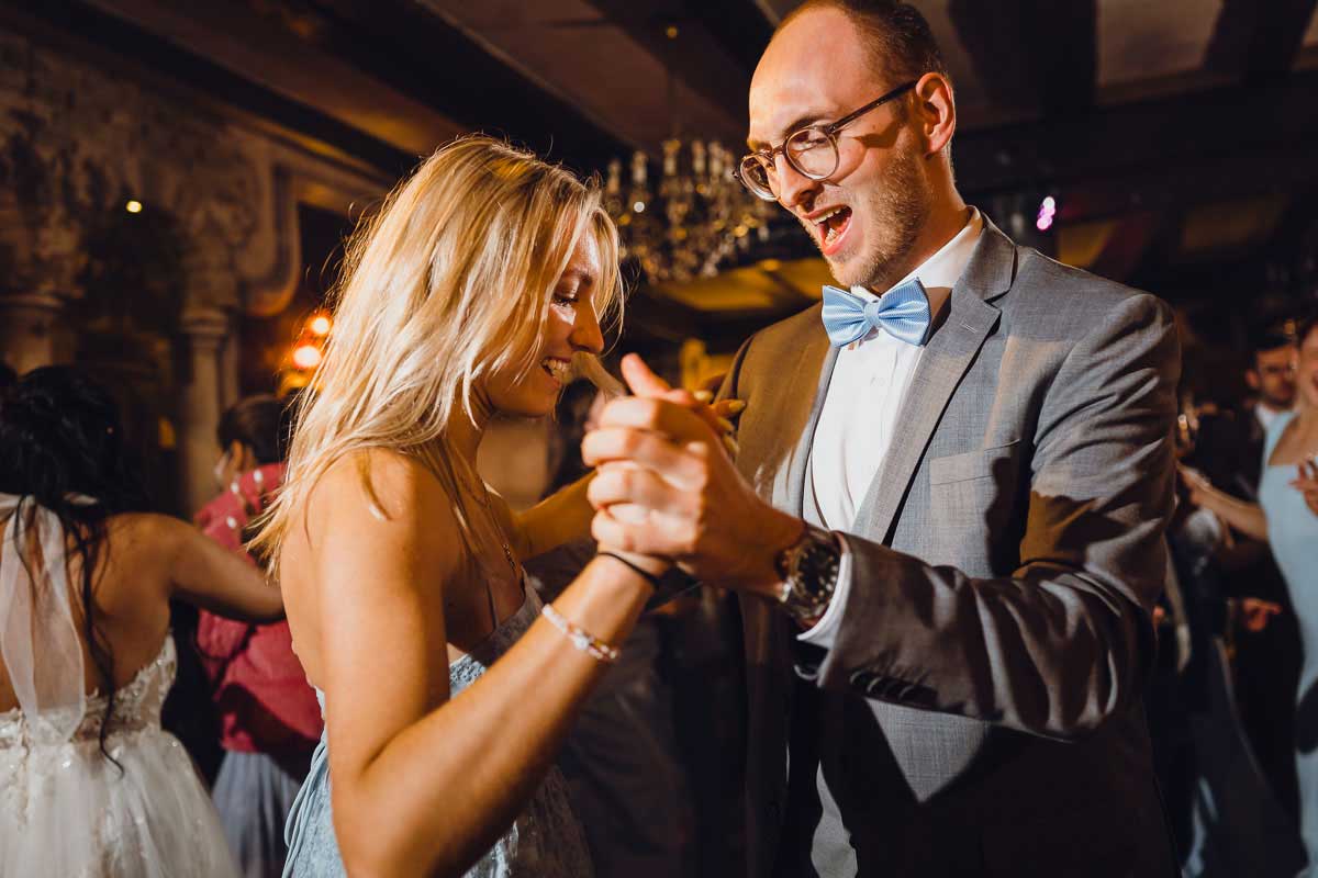 Party bei einer Hochzeit im Schloss Oberndorf